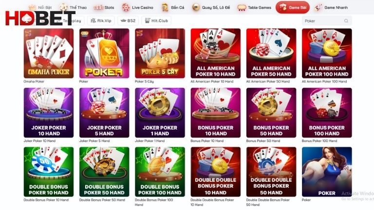 Gioi Thieu Doi Net Ve Poker Tai Hdbet