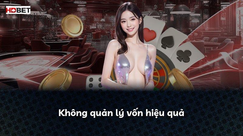Không quản lý vốn hiệu quả