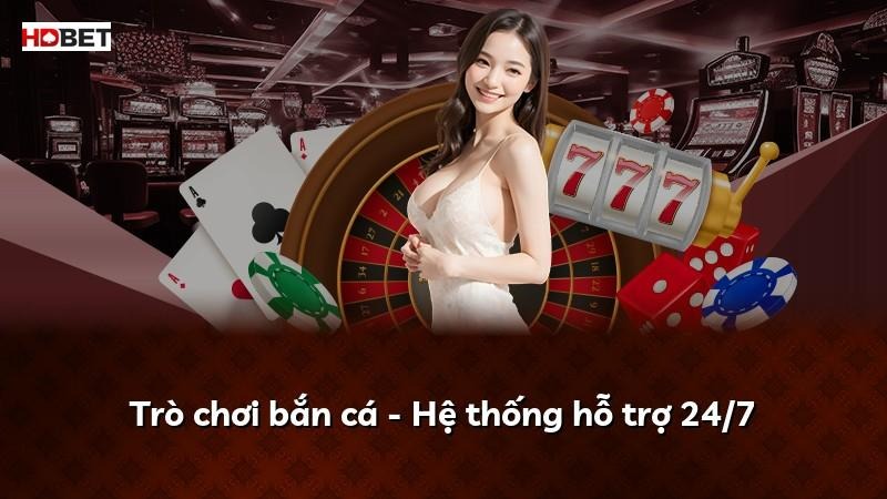 Trò chơi bắn cá – Hệ thống hỗ trợ 24/7